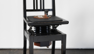 Nevin Aladağ, Music Room Darmstadt, Piano Chair Concertina, 2025 © 2025 VG Bild-Kunst, Bonn, Fotonachweis: Bernd Borchardt