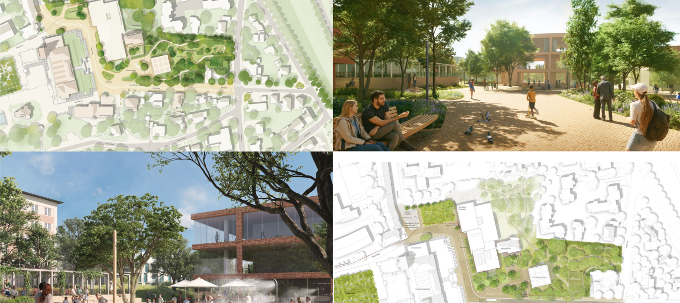 Zwei erste Preise im freiraumplanerischen Wettbewerb fuer den Osthang auf der Mathildebhoehe 1